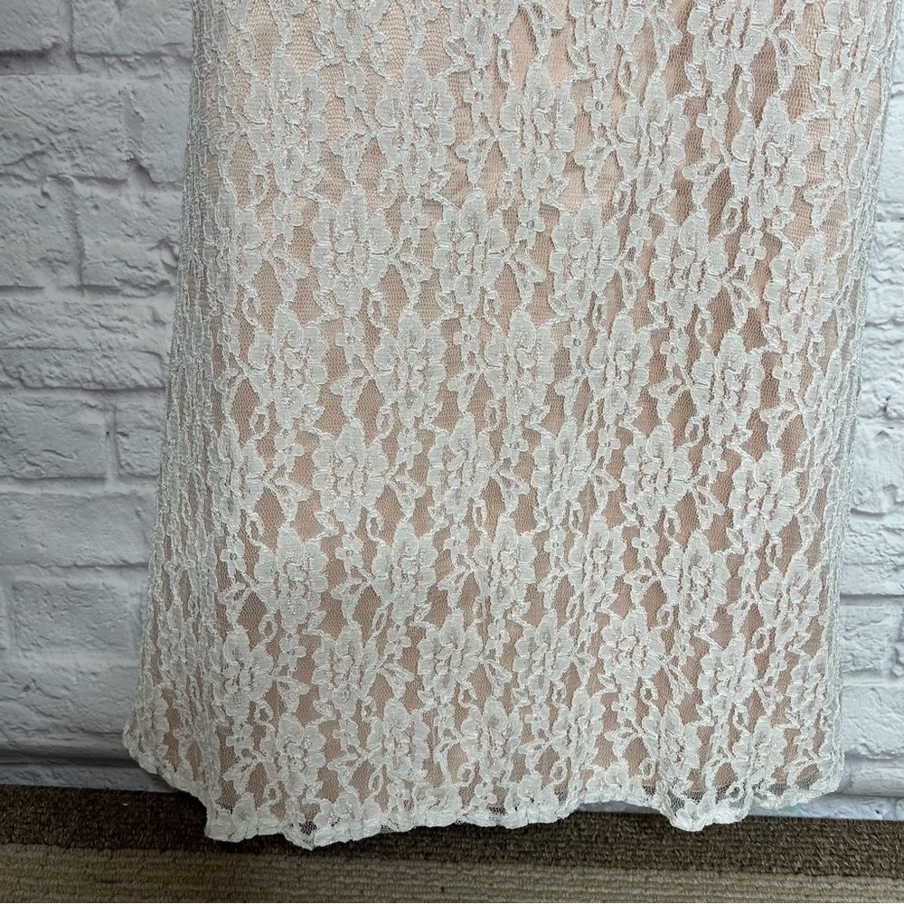 Christina Wu Lace Overlay Sleeveless Mermaid Maxi Gown - Picture 10 of 16